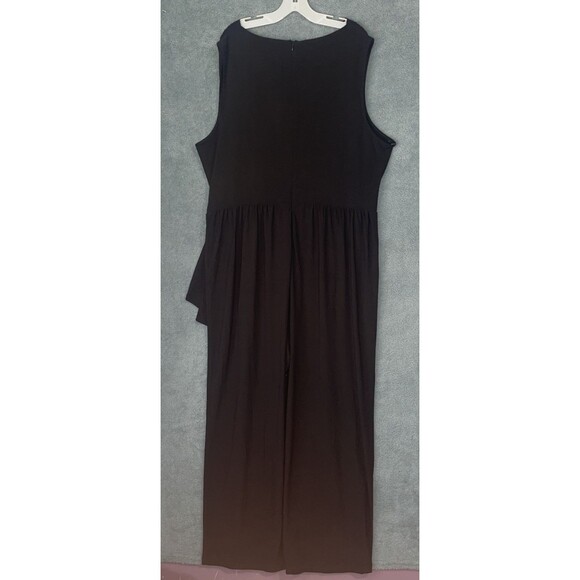 Tiana B Womens Jumpsuit Size 22W Wide Leg Minimalist Capsule Elegant Workwear - Picture 13 of 14